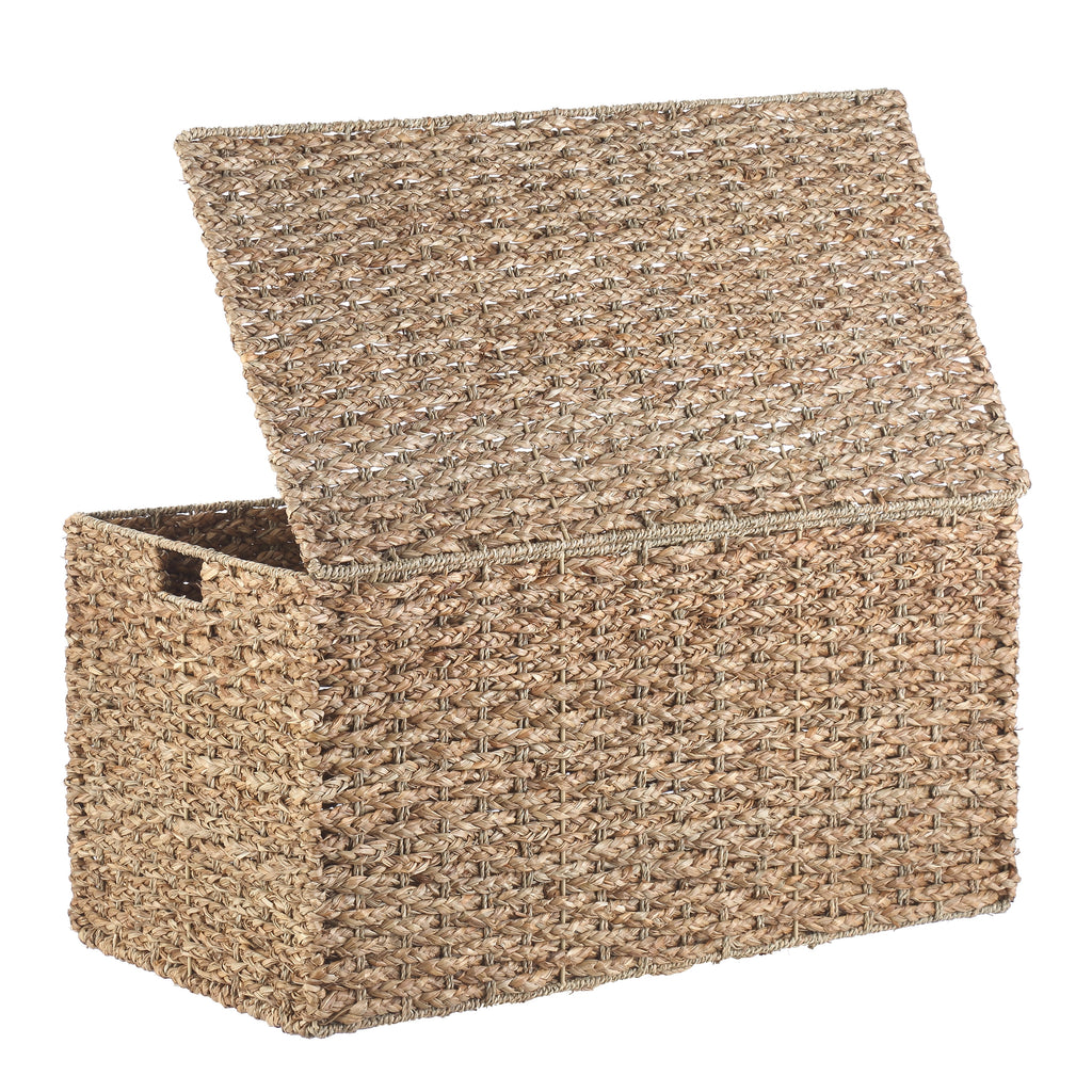 AVERO™ XL Braided Seagrass Storage Trunk - AVERO™