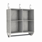AVERO™ (2 pack) 4-Shelf Gray Hanging Closet Organizer with Rack - AVERO™