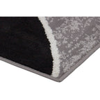 AVERO™ Block Polypropylene Rug, 4'11" x 7', Black - AVERO™