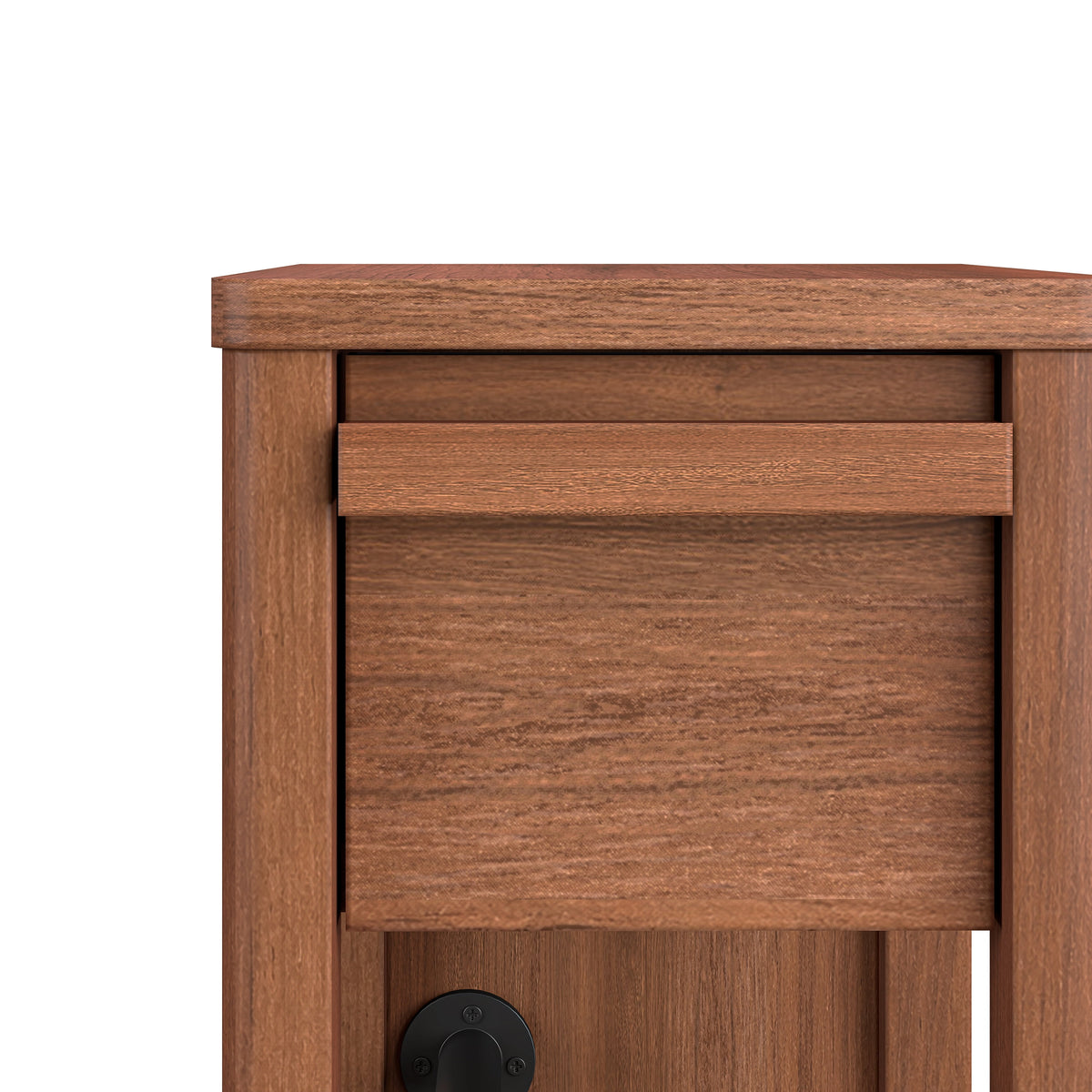 AVERO™ Greyson Slim Bathroom Storage Cabinet with Toilet Paper Holder, Walnut Finish - AVERO™
