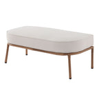 AVERO™ Willow Sage All-Weather Wicker Outdoor Loveseat and Ottoman Set, Beige - AVERO™