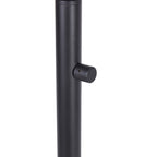 AVERO™ 60 in Boho Black Angled Floor Lamp with Rattan Shade - AVERO™