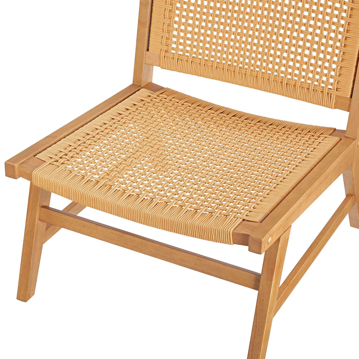 AVERO™ Vista Woven Accent Chair, Light Honey - AVERO™