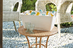 AVERO™ Beverage Tub, Vanilla White Rectangle, 21.96" L x 14.96" W x 10" H - AVERO™
