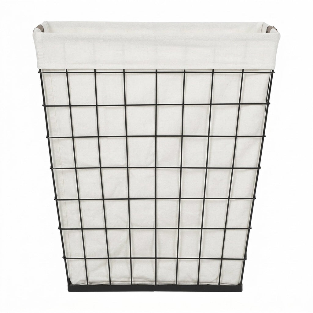 AVERO™ 75L Rectangular Steel Wire Laundry Hamper with Removable Liner, Natural, Adult - AVERO™