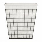 AVERO™ 75L Rectangular Steel Wire Laundry Hamper with Removable Liner, Natural, Adult - AVERO™