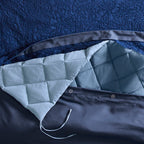 AVERO™ Down Alternative Comforter, Full/Queen - Blue, Reversible - AVERO™
