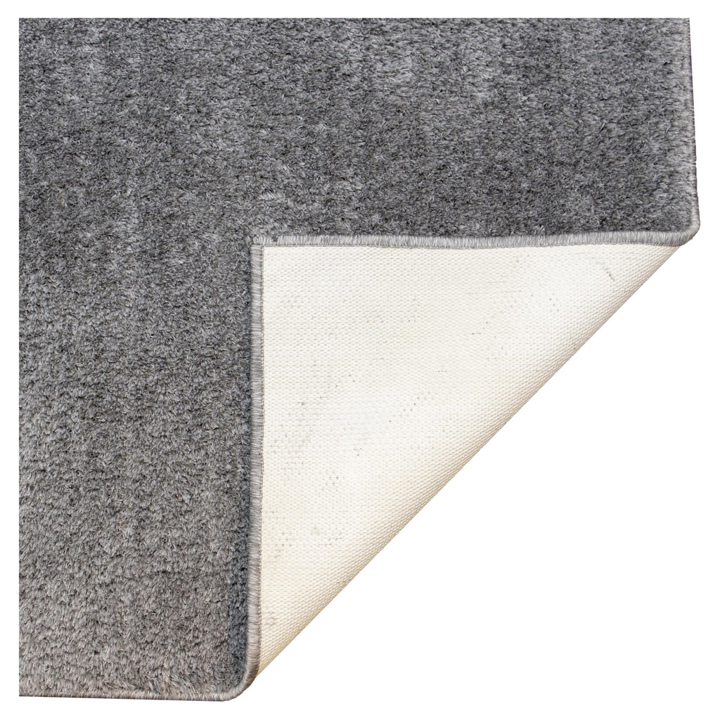 AVERO™ Gray Plush Shag Area Rug, 5' x 7' - AVERO™