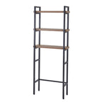 AVERO™ Jace 3-Shelf Over-the-Toilet Storage Shelf, Black Frame with Oak Shelves - AVERO™