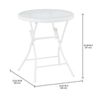 AVERO™ Albany Lane 3-Piece Bistro Set, Aqua - AVERO™