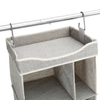 AVERO™ (2 pack) 5-Tier Hanging Closet Storage Organizer Dividers for Shoes and Clothes, 10-Compartments, Polyester & Cotton - AVERO™