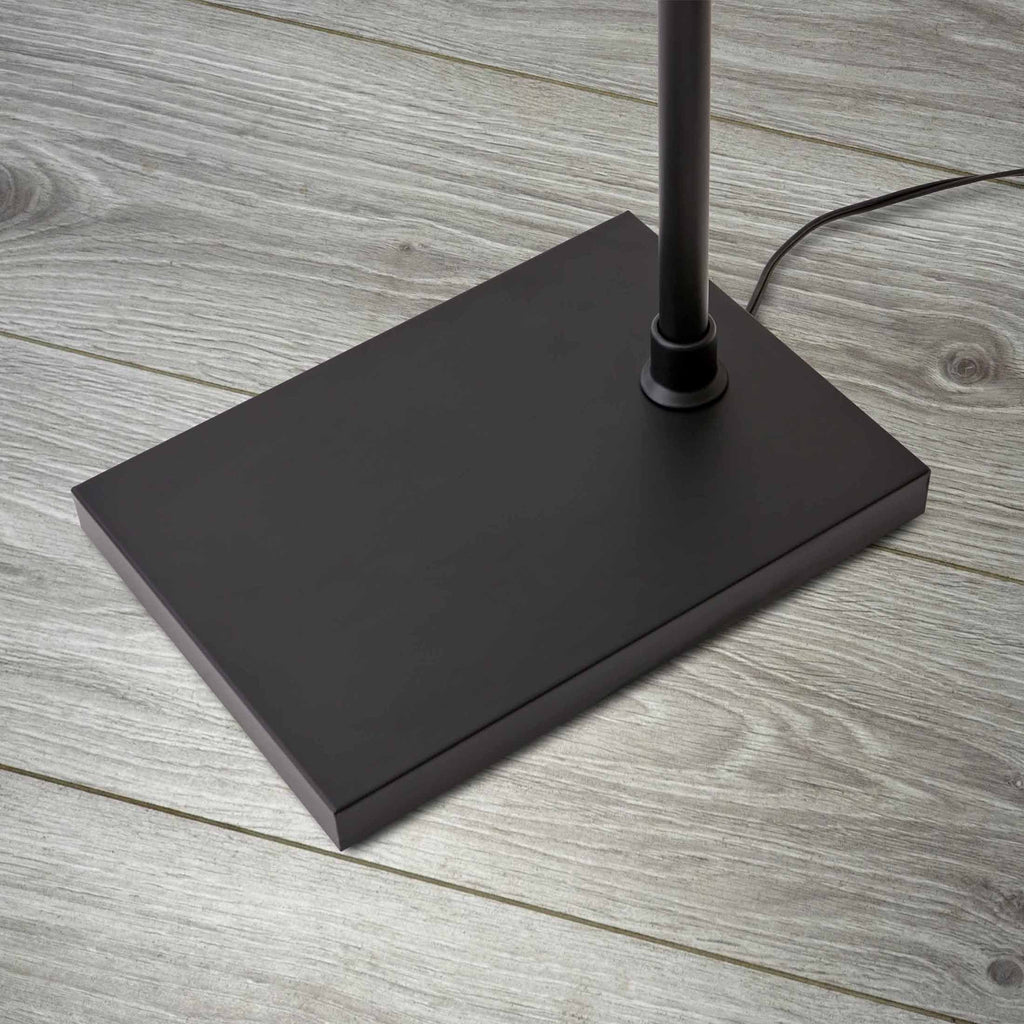 AVERO™ Michelle 71-Inch Metal Arc Floor Lamp with White Fabric Shade and 3-Way Switch - AVERO™