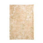 AVERO™ Beige Marbled Exaggerated Channel Faux Fur Oversized Throw, 50" x 72" - AVERO™