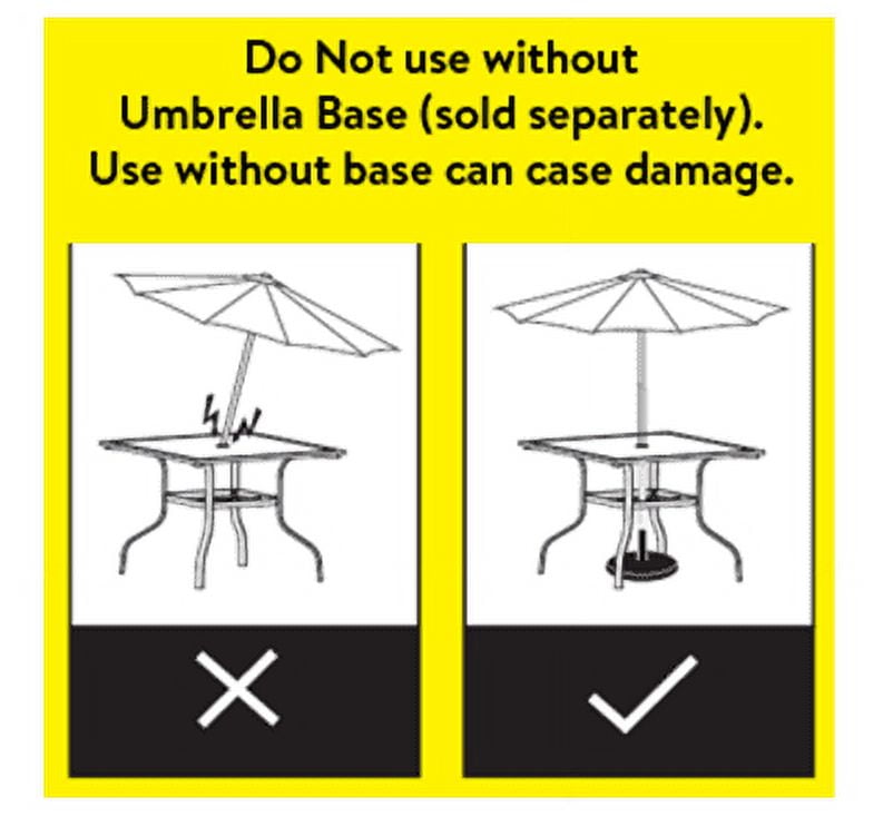 AVERO™ Albany Lane 6-Piece Steel Outdoor Patio Dining Set with Umbrella, Gray - AVERO™