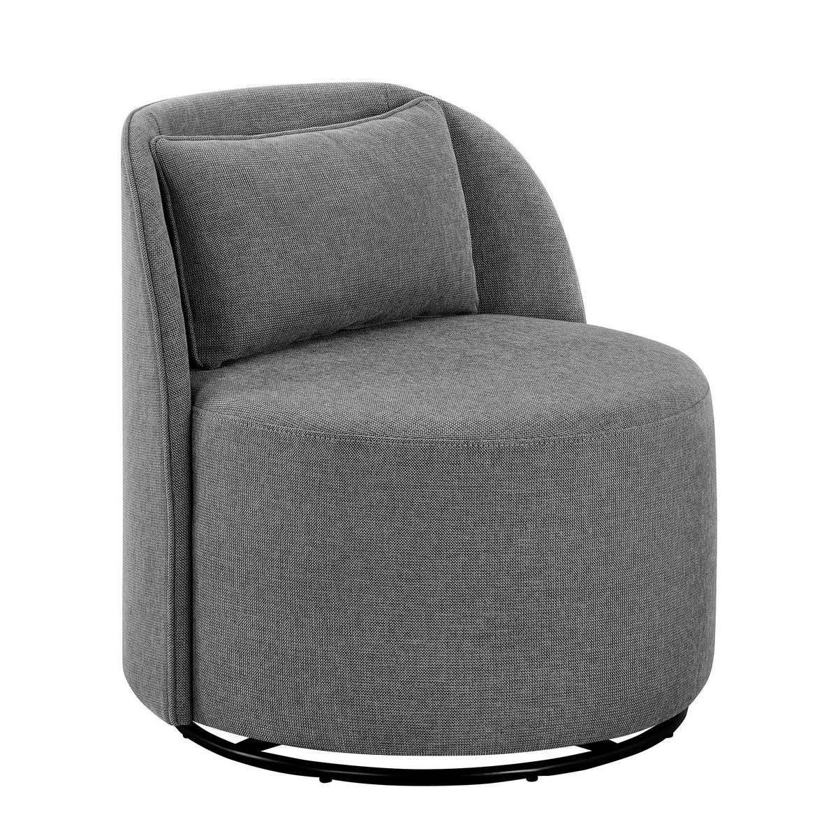AVERO™ Juliet Modern Arch Swivel Accent Chair, Gray - AVERO™