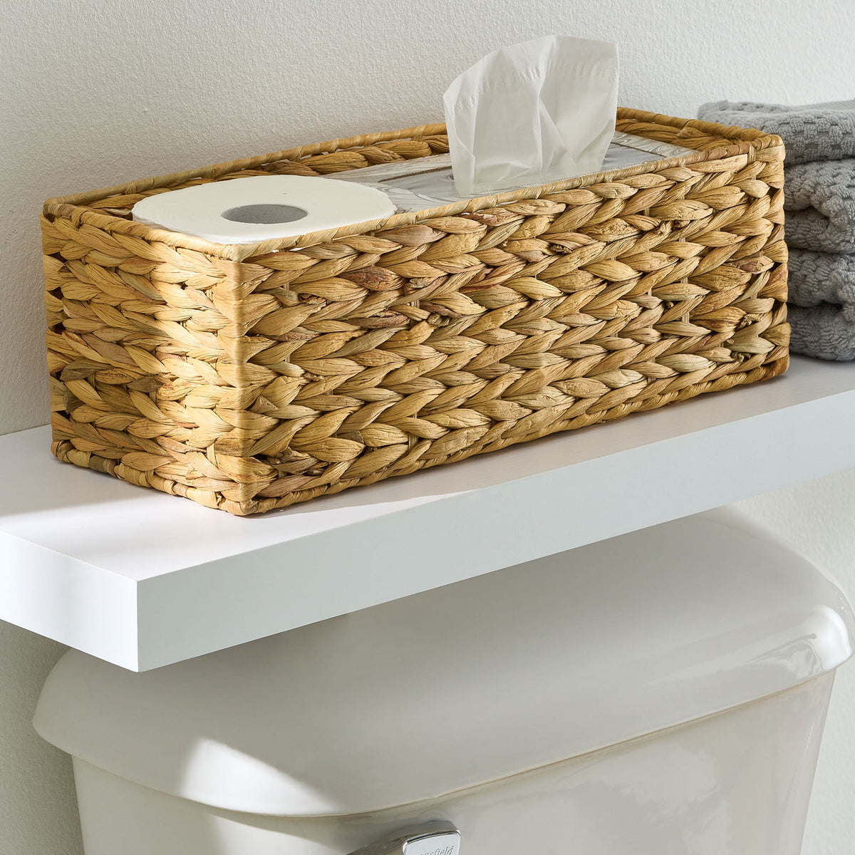 AVERO™ 4 Pack Better Homes Gardens Brown Hyacinth Organizer Basket - AVERO™